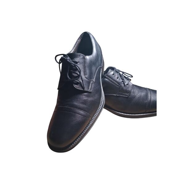Dockers Mens size 10M Black Garfield Casual Career Office Church Oxford Shoes - Picture 3 of 11
